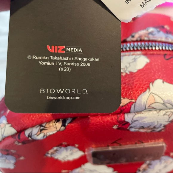 Inuyasha (Chibi) "Sit Boy" Mini Backpack Bioworld Japanese Anime: NWT 2009 - Picture 2 of 6